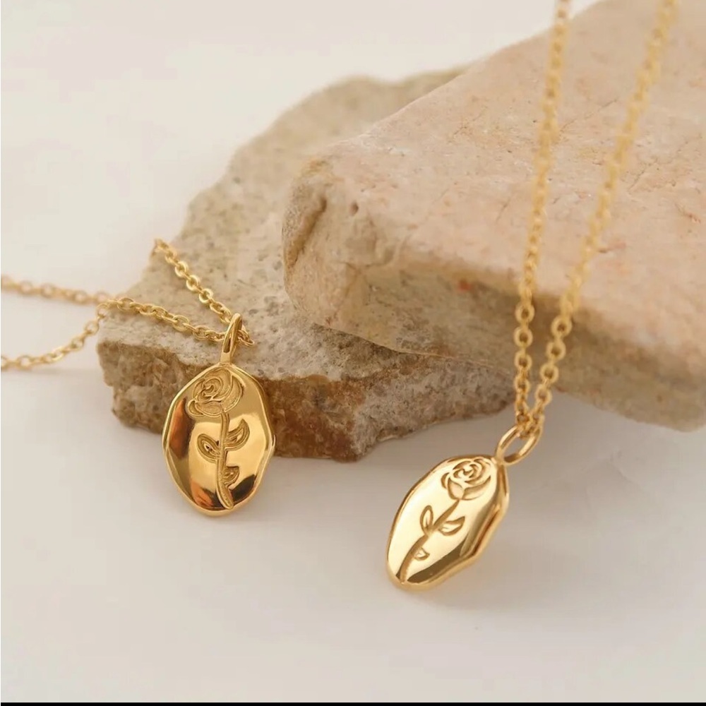 18k Gold Plated waterproof stainless steel new pendant necklace
